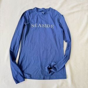 BloqUV Womens Rash Guard Longsleeve Shirt Top Swim Sun Protection Blue XS